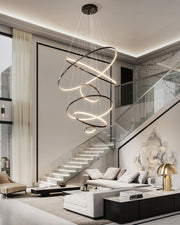 Orrery Rings Chandelier