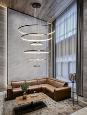 Orrery Rings Chandelier