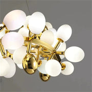 Post Modern Round Grape Branch Chandelier