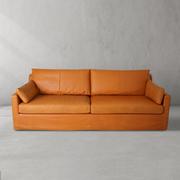 Mercury Warm Cognac Sofa 95