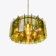 Berlin Chandelier Bottle Green 35