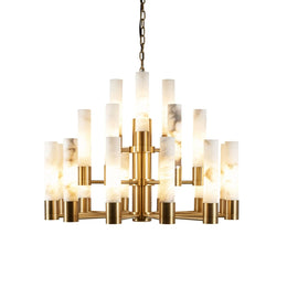 Orion Tiered Sputnik Alabaster Chandelier