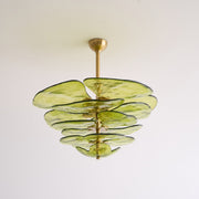 Petals Gold Murano Chandelier