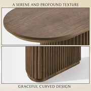 Pillar Fluted Console Table 60