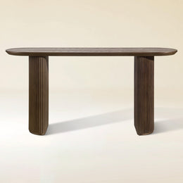 Pillar Fluted Console Table 60