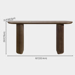 Pillar Fluted Console Table 60