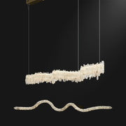 Primary Crystal Linear Chandelier