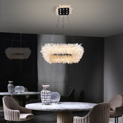 Primary Crystal Square Modern Chandelier  23.6