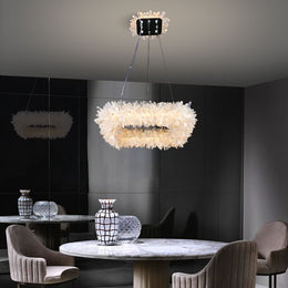 Primary Crystal Square Modern Chandelier  23.6