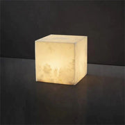 Alabaster Cubic Linear Chandelier