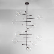 Aero 12-Light Modern Brass Chandelier