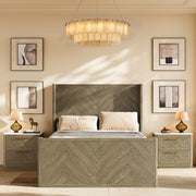 Ridgeview Herringbone Oak Queen Bed - Themodhome product image 02