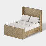 Ridgeview Herringbone Oak Queen Bed - Themodhome product image 04