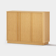 Rillura Fluted Oak Shoe Cabinet 47“W - Themodhome product image 03