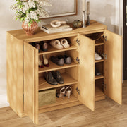 Rillura Fluted Oak Shoe Cabinet 47“W - Themodhome product image 08
