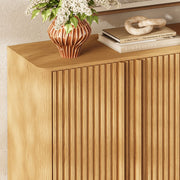 Rillura Fluted Oak Shoe Cabinet 47“W - Themodhome product image 07
