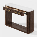 Riven Sintered Stone Console Table 47