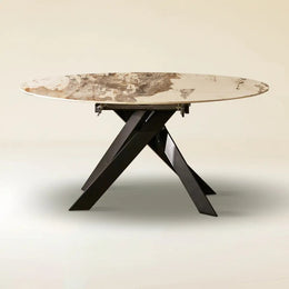 Rove Round Sintered Stone Dining Table 63