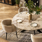 Rove Round Sintered Stone Dining Table 63
