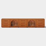 Rowan Arched Oak Modular Media Console - 2 Cabinets - Themodhome product image 03