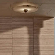 Median Alabaster Flush mount Wall Sconce