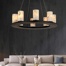 Alabaster Chandelier for Dining Table