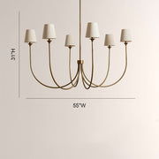 Veyra 6 Light Round Chandelier 42