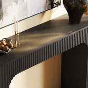 Slate Fluted Console Table 47”W