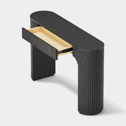Slate Fluted Console Table 47”W