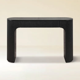 Slate Fluted Console Table 47”W