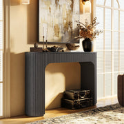 Slate Fluted Console Table 47”W