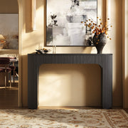 Slate Fluted Console Table 47”W