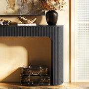 Slate Fluted Console Table 47”W