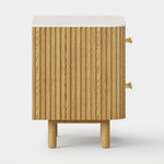 Vera Fluted Sintered Stone Nightstand 26