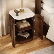 Voss Fluted Nightstand 18