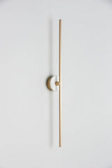 Grand Wall Sconce With Alabaster 37''H