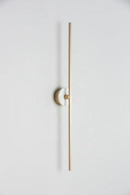 Grand Wall Sconce With Alabaster 37''H