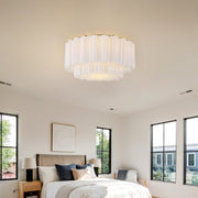 Addis Murano Glass Flushmount 22