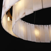 Celine Alabaster Round Chandelier 31