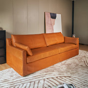Mercury Warm Cognac Sofa 95