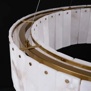 Celine Alabaster Round Chandelier 31