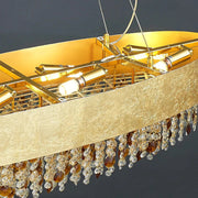 Avani Gold Plated Crystal Dining Room Chandelier