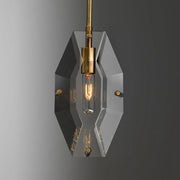 Caro Multi-faceted Crystal Pendant Light