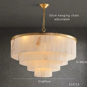 Alabaster 2/3/4/5 Tiered Chandelier