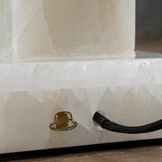 Alabaster Column Floor Lamps