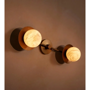 Alabaster Double Wall Sconce
