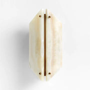 Alabaster Geometric Wall Lamp Onyx