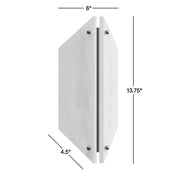 Alabaster Geometric Wall Lamp Onyx