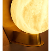 Alabaster Globe Wall Sconce