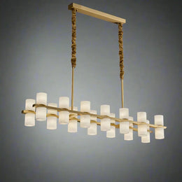 Alabaster Linear Chandelier